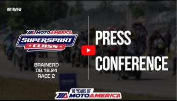 Video: Supersport Race Two Press Conference From Brainerd International Raceway